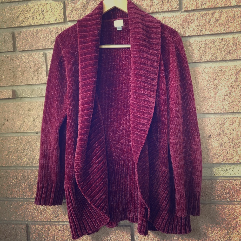 A New Day Cranberry Red Sweater - L